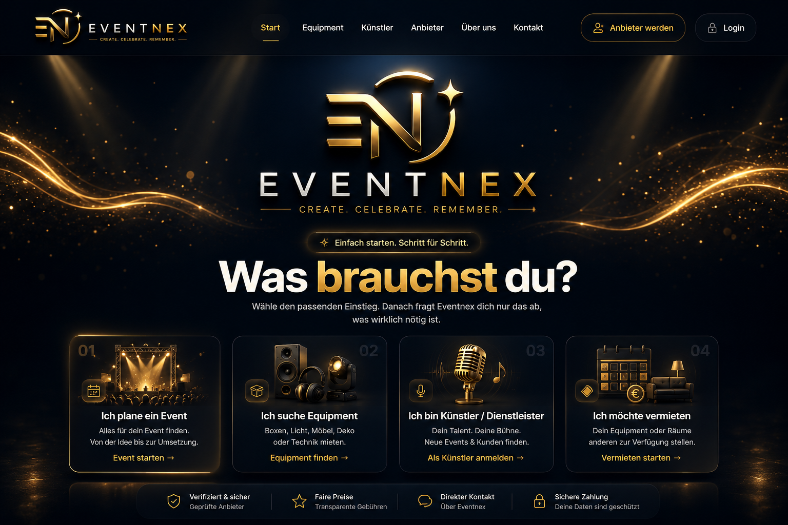 Eventnex Premium Startseite